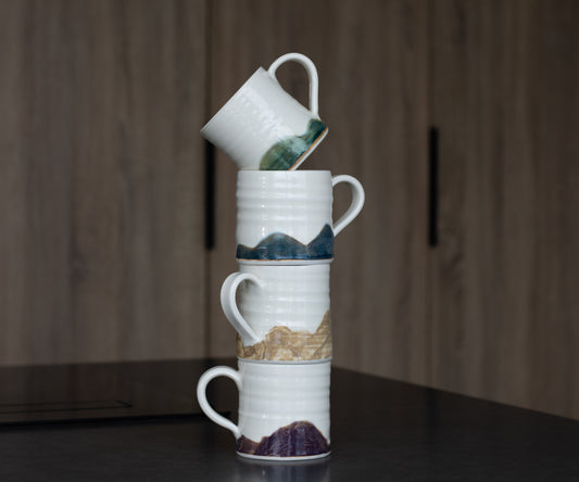 Mountain Ceramic Mug Set